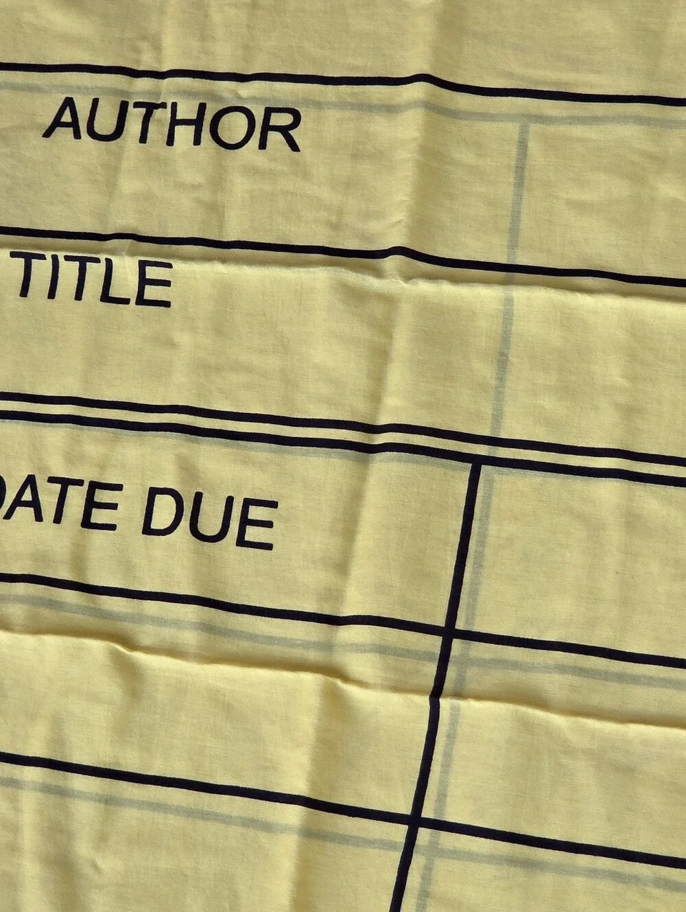 Out of Print butter yellow